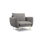 Vienna Sessel aus Boucle in Grau (Ascot Taupe), 97x94x95 cm von Cosmopolitan Design – Bild 1