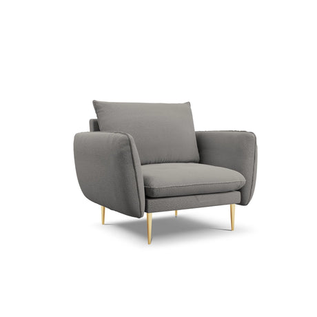 Vienna Sessel aus Boucle in Grau (Ascot Taupe), 97x94x95 cm von Cosmopolitan Design – Bild 1