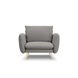 Vienna Sessel aus Boucle in Grau (Ascot Taupe), 97x94x95 cm von Cosmopolitan Design – Bild 3