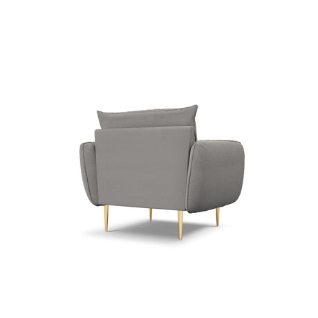 Vienna Sessel aus Boucle in Grau (Ascot Taupe), 97x94x95 cm von Cosmopolitan Design – Bild 4