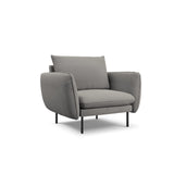 Vienna Sessel aus Boucle in Grau (Ascot Taupe), 97x94x95 cm von Cosmopolitan Design – Bild 1