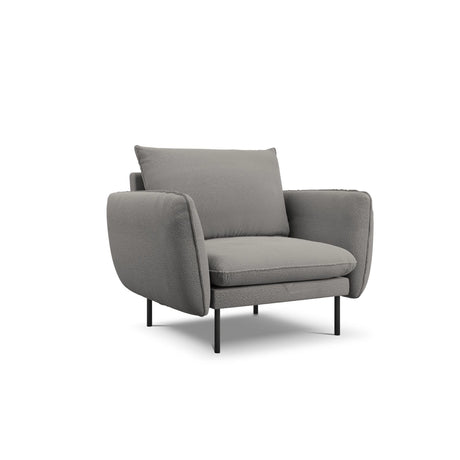 Vienna Sessel aus Boucle in Grau (Ascot Taupe), 97x94x95 cm von Cosmopolitan Design – Bild 1