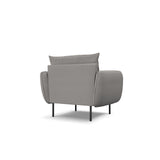 Vienna Sessel aus Boucle in Grau (Ascot Taupe), 97x94x95 cm von Cosmopolitan Design – Bild 5