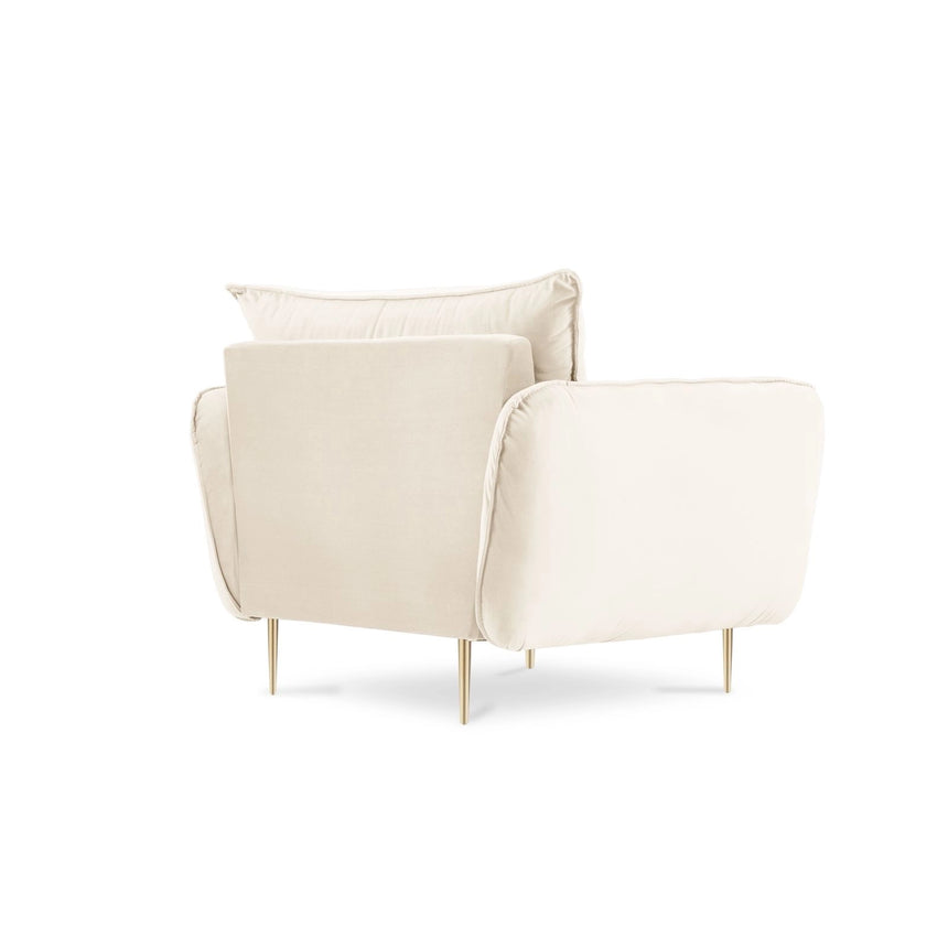 Vienna Sessel aus Samt, Boucle oder Strukturstoff, 97x94x95 cm von Cosmopolitan Design – Bild 7