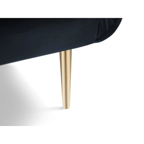 Vienna Sessel aus Samt in Dunkelblau (Bluvel 89), 97x94x95 cm von Cosmopolitan Design – Bild 5