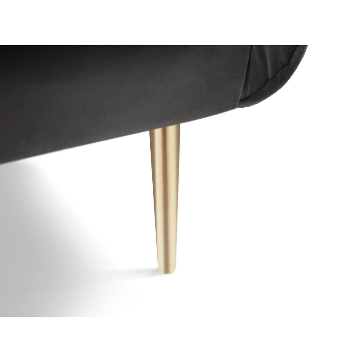 Vienna Sessel aus Samt in Dunkelgrau (Bluvel 18), 97x94x95 cm von Cosmopolitan Design – Bild 5