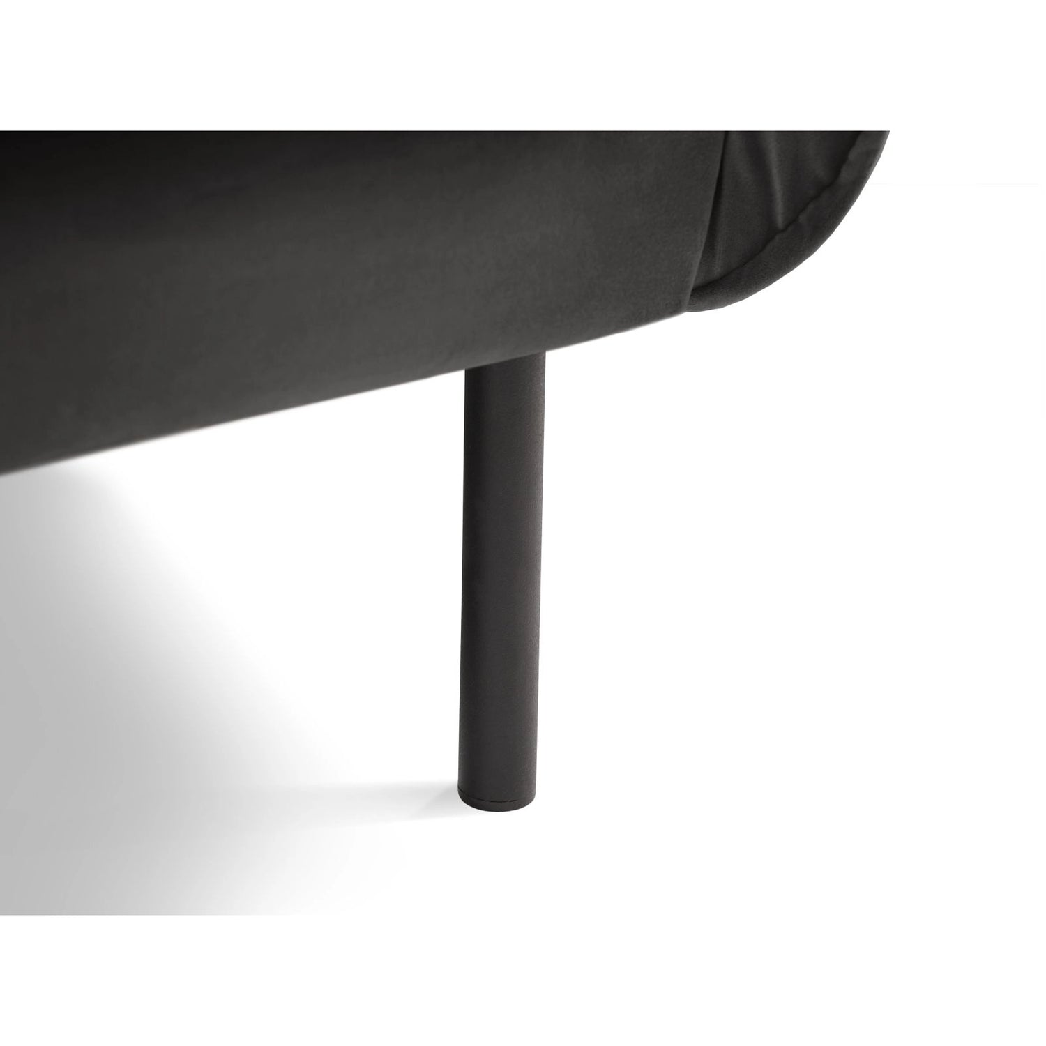 Vienna Sessel aus Samt in Dunkelgrau (Bluvel 18), 97x94x95 cm von Cosmopolitan Design – Bild 5