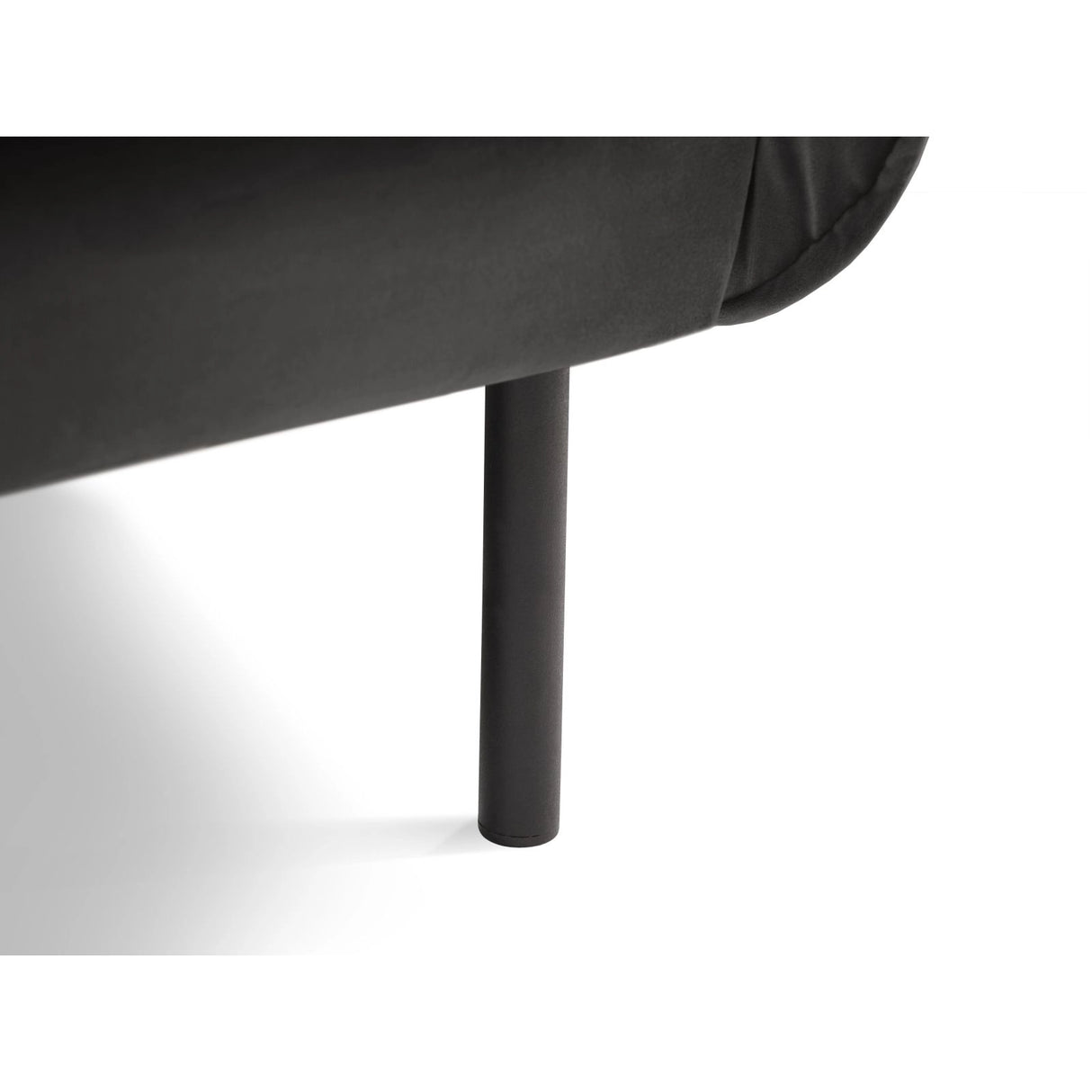 Vienna Sessel aus Samt in Dunkelgrau (Bluvel 18), 97x94x95 cm von Cosmopolitan Design – Bild 5