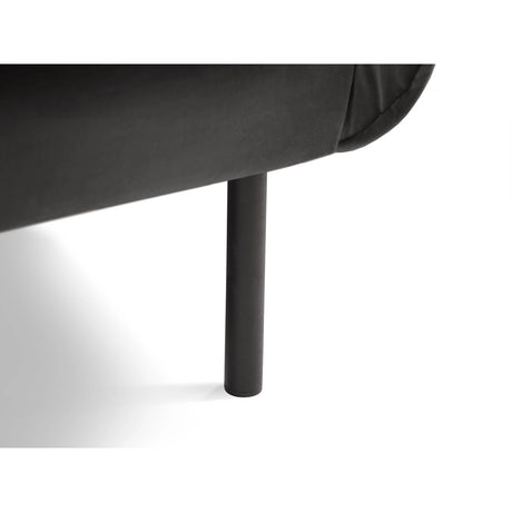 Vienna Sessel aus Samt in Dunkelgrau (Bluvel 18), 97x94x95 cm von Cosmopolitan Design – Bild 5