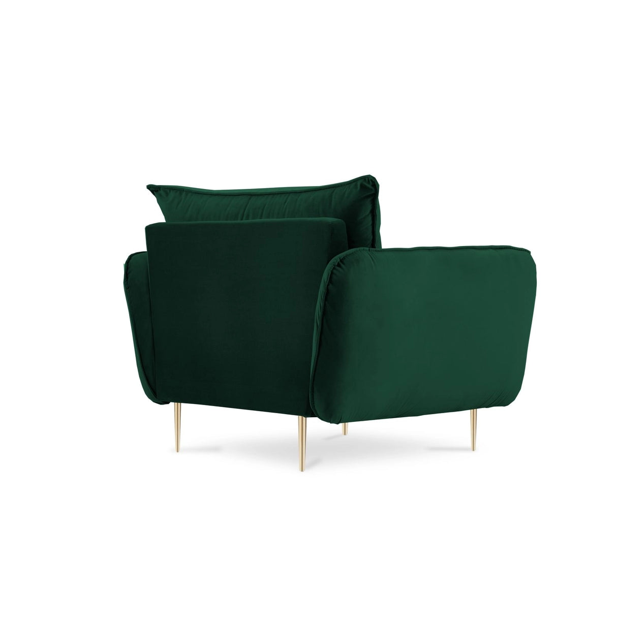 Vienna Sessel aus Samt in Flaschengrün (Bluvel 78), 97x94x95 cm von Cosmopolitan Design – Bild 7