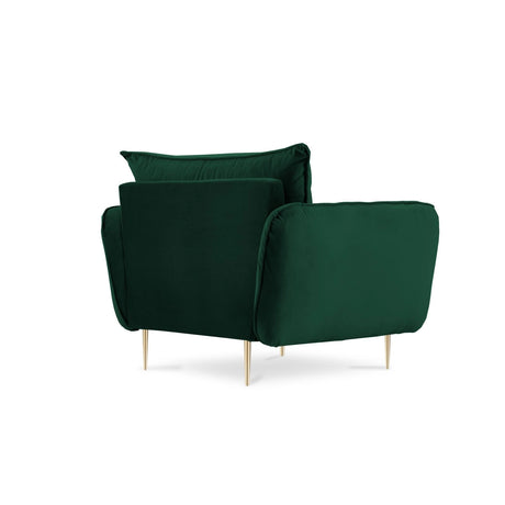Vienna Sessel aus Samt in Flaschengrün (Bluvel 78), 97x94x95 cm von Cosmopolitan Design – Bild 7