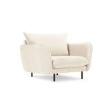 Vienna Sessel aus Samt in Hellbeige (Bluvel 22), 97x94x95 cm von Cosmopolitan Design – Bild 1