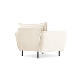 Vienna Sessel aus Samt in Hellbeige (Bluvel 22), 97x94x95 cm von Cosmopolitan Design – Bild 7