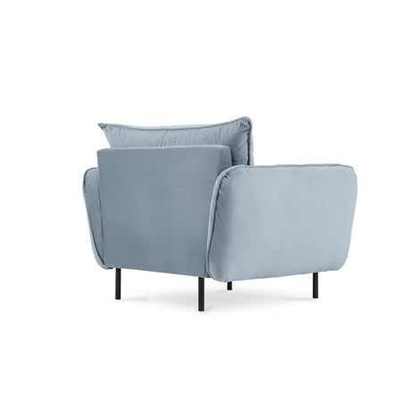 Vienna Sessel aus Samt in Hellblau (Bluvel 06), 97x94x95 cm von Cosmopolitan Design – Bild 7