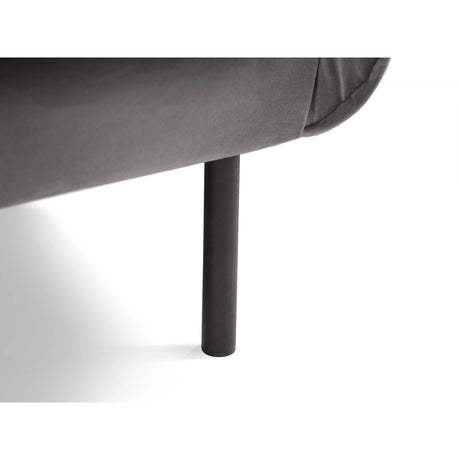 Vienna Sessel aus Samt in Hellgrau (Bluvel 13), 97x94x95 cm von Cosmopolitan Design – Bild 5