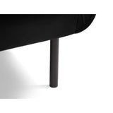 Vienna Sessel aus Samt in Schwarz (Bluvel 19), 97x94x95 cm von Cosmopolitan Design – Bild 5