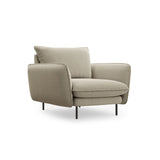 Vienna Sessel aus Strukturierter Stoff in Beige (Positano 8), 97x94x95 cm von Cosmopolitan Design – Bild 1