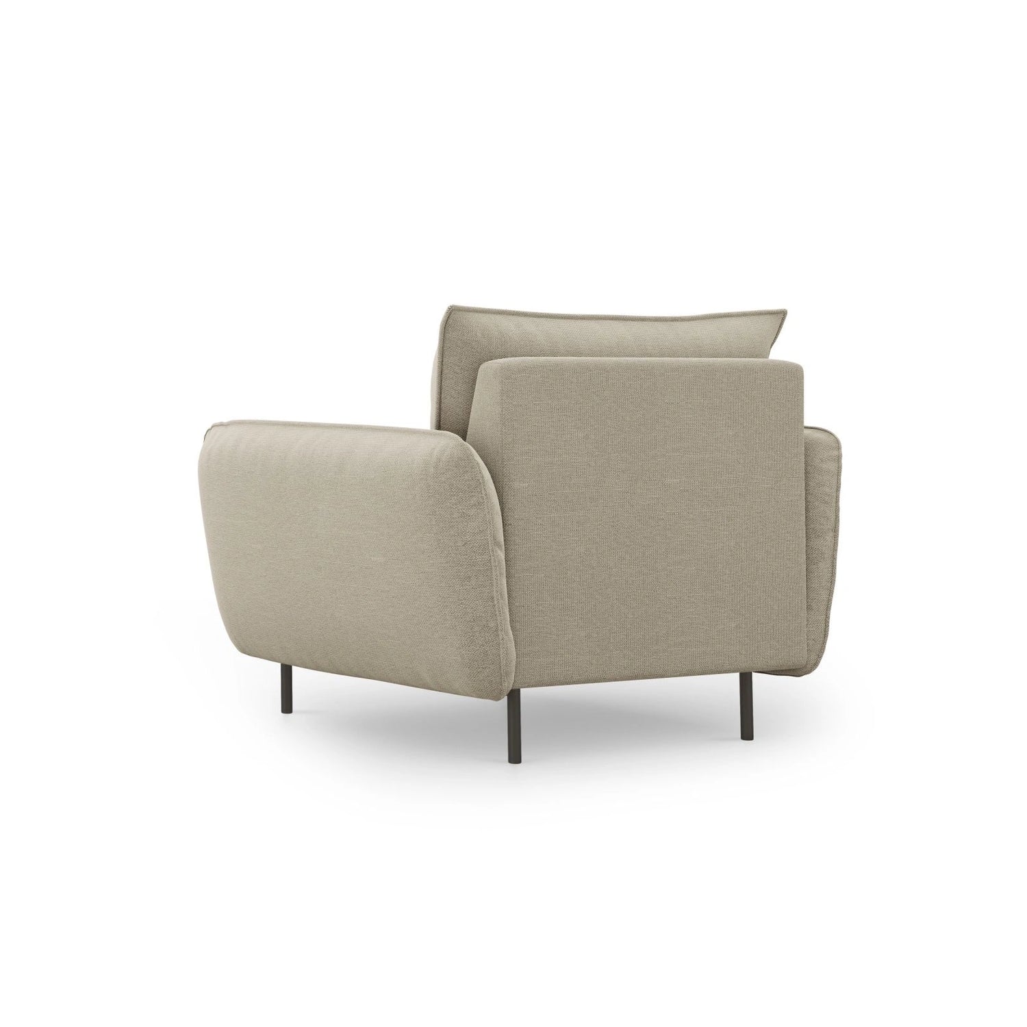 Vienna Sessel aus Strukturierter Stoff in Beige (Positano 8), 97x94x95 cm von Cosmopolitan Design – Bild 4