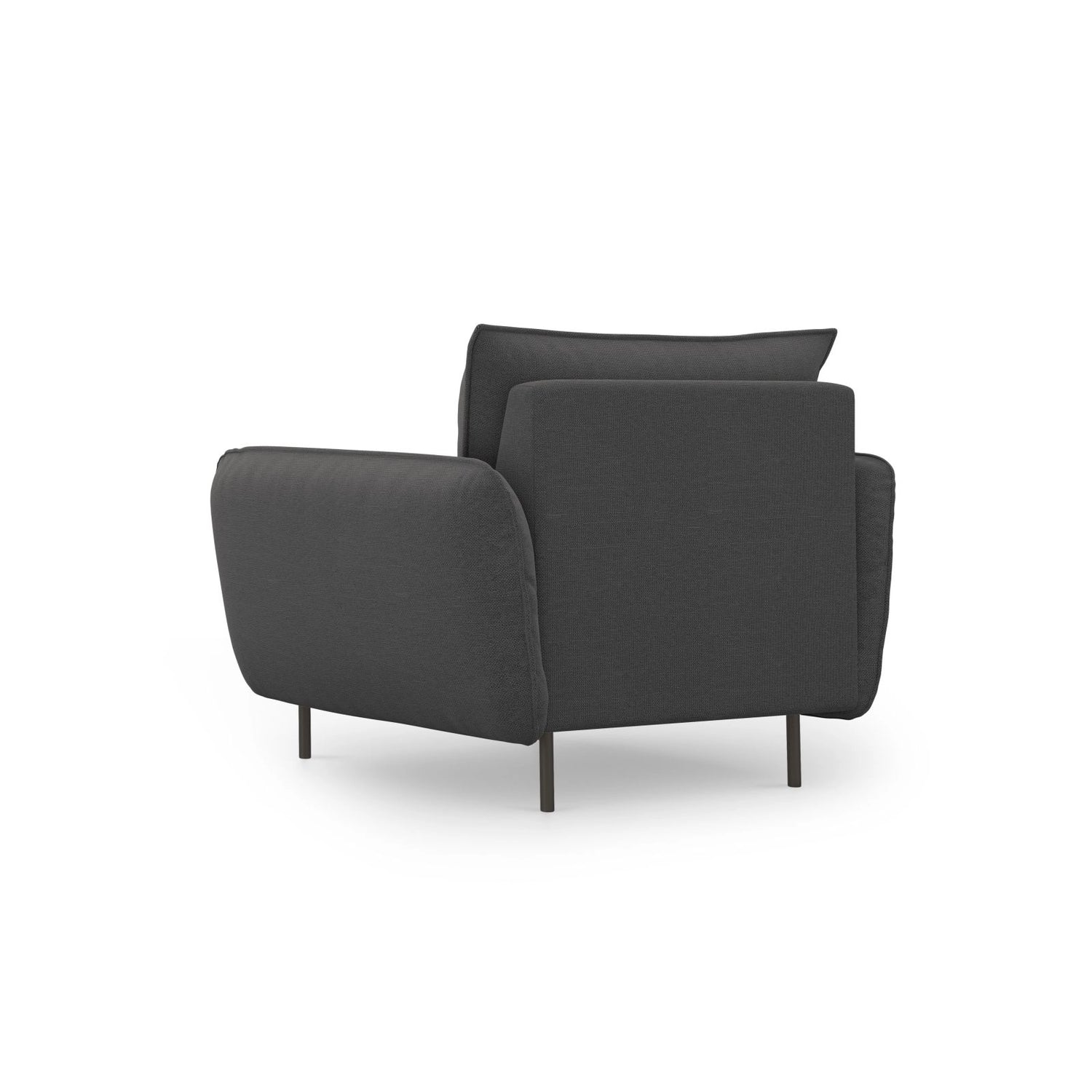 Vienna Sessel aus Strukturierter Stoff in Dunkelgrau (Positano 95), 97x94x95 cm von Cosmopolitan Design – Bild 4