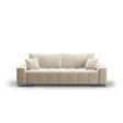 Wicklow 3-Sitzer Sofa mit Schlaffunktion und Stauraum, aus Samt, 250x105x90 cm von Cosmopolitan Design – Bild 1