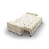 Wicklow 3-Sitzer Sofa mit Schlaffunktion und Stauraum, aus Samt, 250x105x90 cm von Cosmopolitan Design – Bild 5