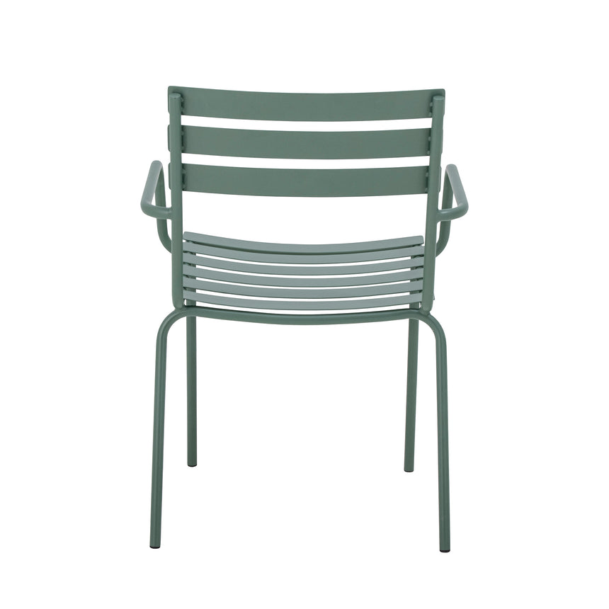 Monsi Gartenstuhl, Grün, Verzinktes Metall - ZEN ZONE Furniture