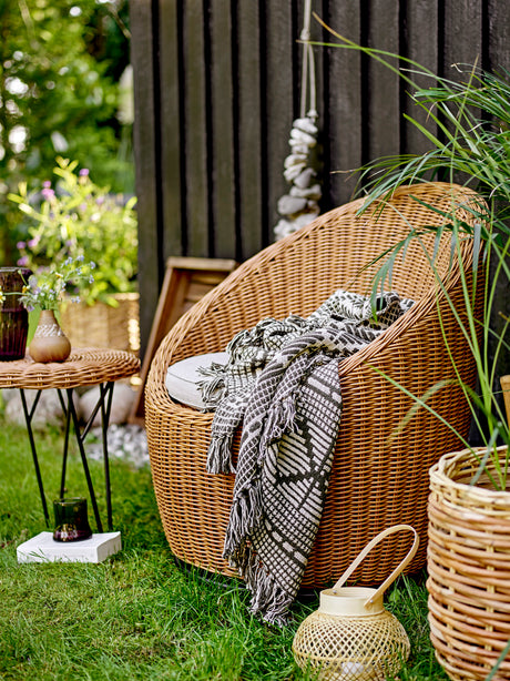 Roccas Couchtisch Klein, Braun, Polyrattan - ZEN ZONE Furniture