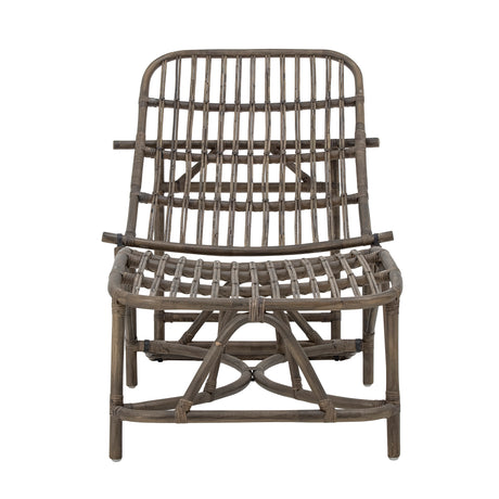 Dione Liegestuhl, Braun, Rattan - ZEN ZONE Furniture