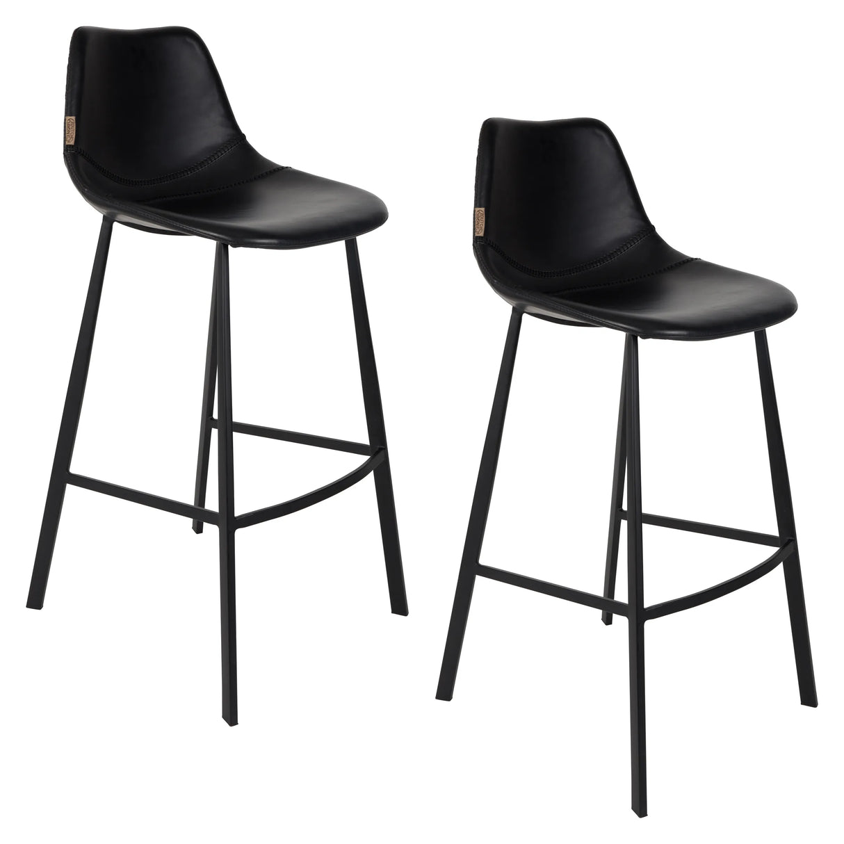 Franky Hocker Schwarz 80 cm von Dutchbone – Produktbild 10