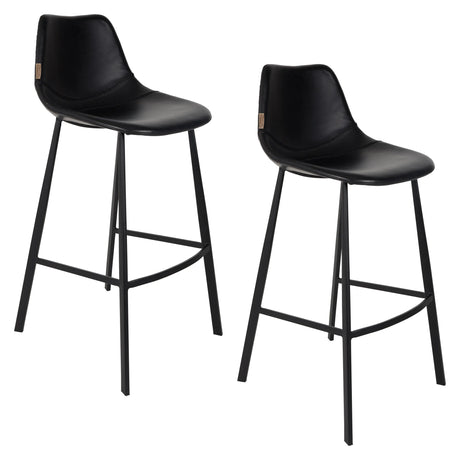 Franky Hocker Schwarz 80 cm von Dutchbone – Produktbild 10