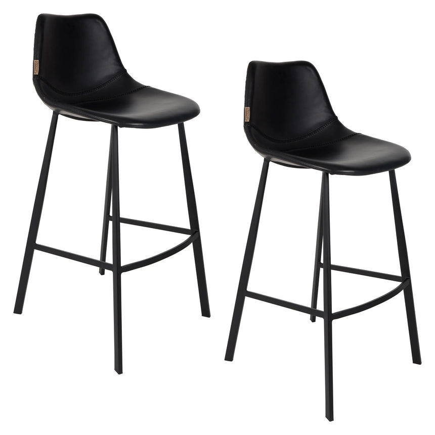 Franky Hocker Schwarz 80 cm von Dutchbone – Produktbild 10