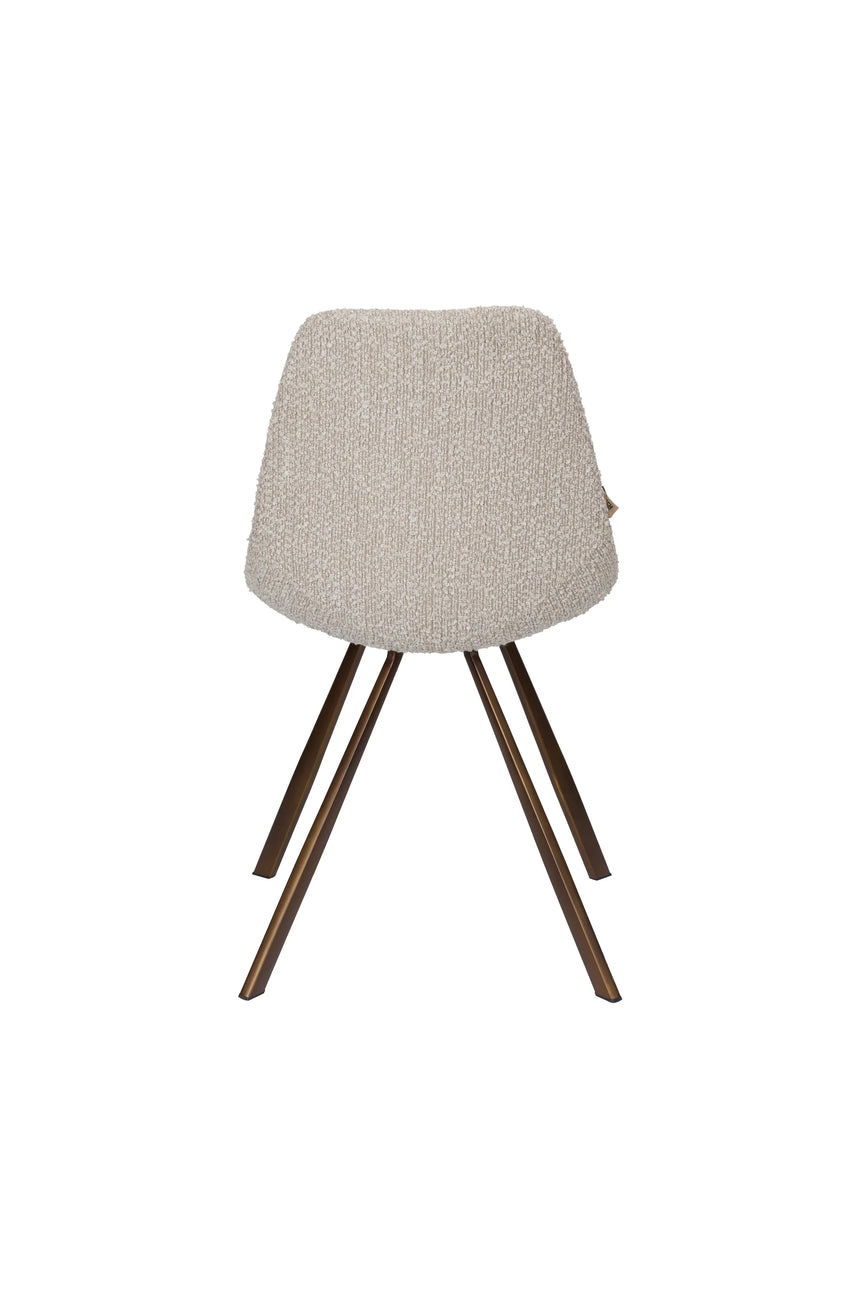 Franky Stuhl Bouclé Beige von Dutchbone – Produktbild 2