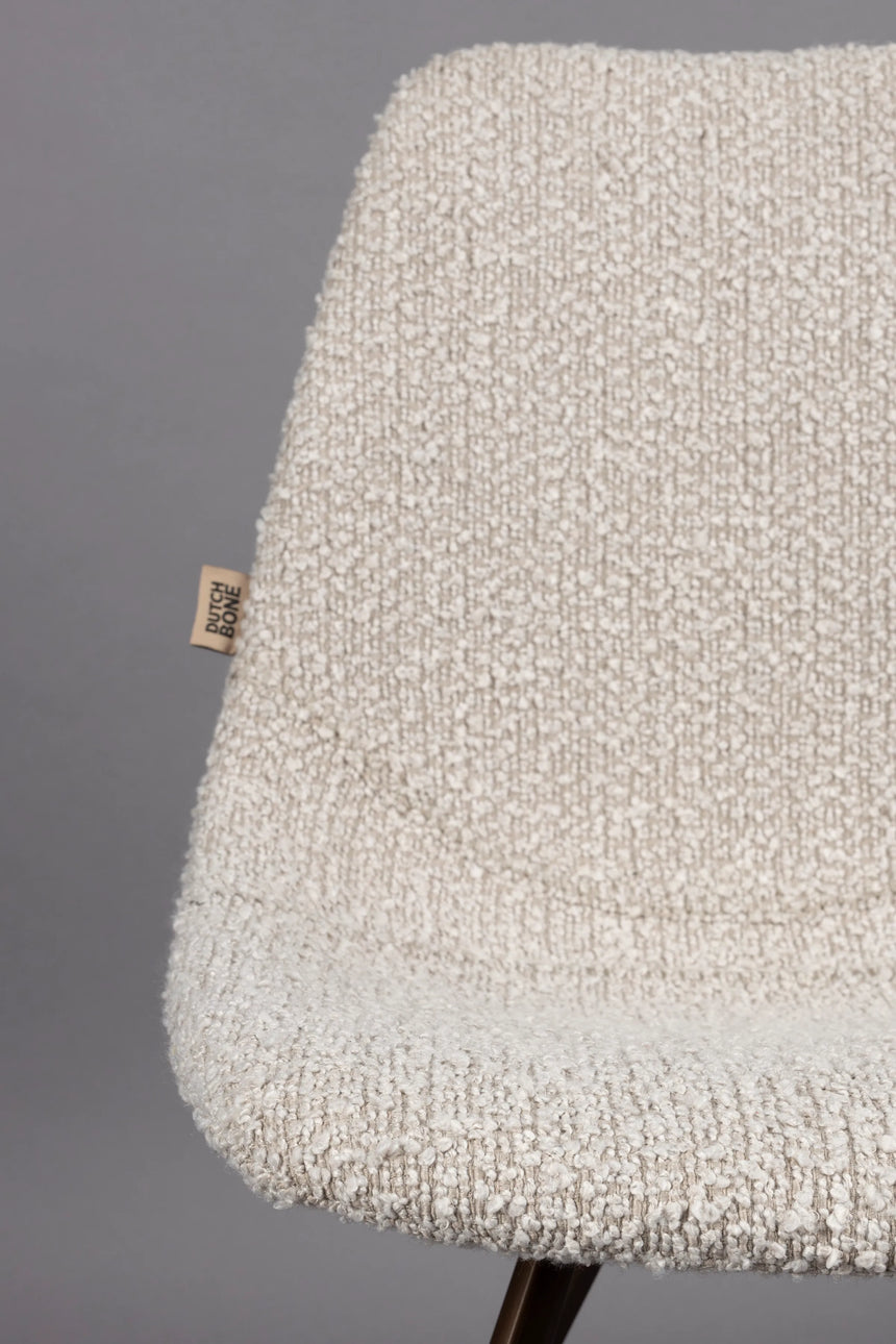 Franky Stuhl Bouclé Beige von Dutchbone – Produktbild 9