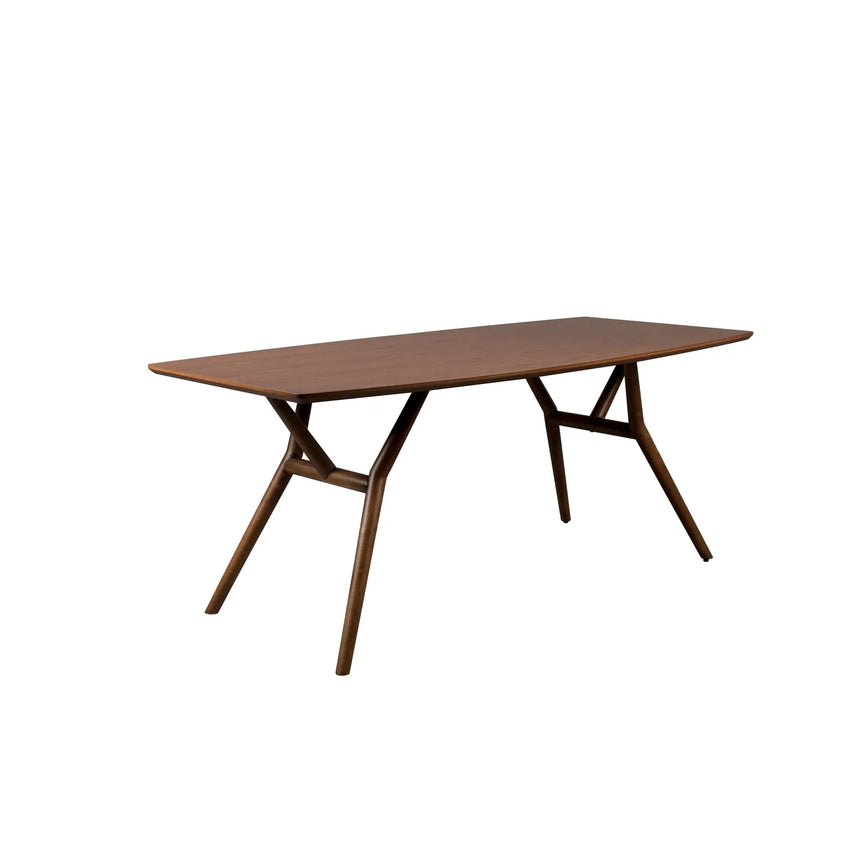 Malaya Esstisch Walnuss 180x90x74 cm - ZEN ZONE Furniture