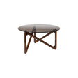 Naia Couchtisch Walnuss 80x80x40 cm von Dutchbone – Produktbild 1
