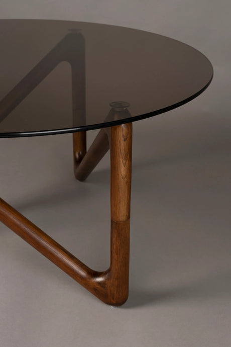 Naia Couchtisch Walnuss 80x80x40 cm von Dutchbone – Produktbild 3