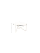 Naia Couchtisch Walnuss 80x80x40 cm von Dutchbone – Produktbild 8