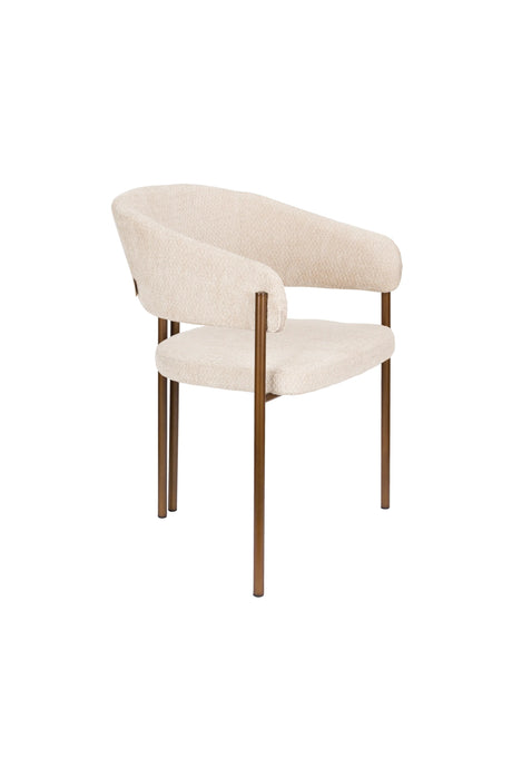 Naida Essstuhl Beige von Dutchbone – Produktbild 2