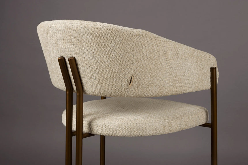 Naida Essstuhl Beige von Dutchbone – Produktbild 3