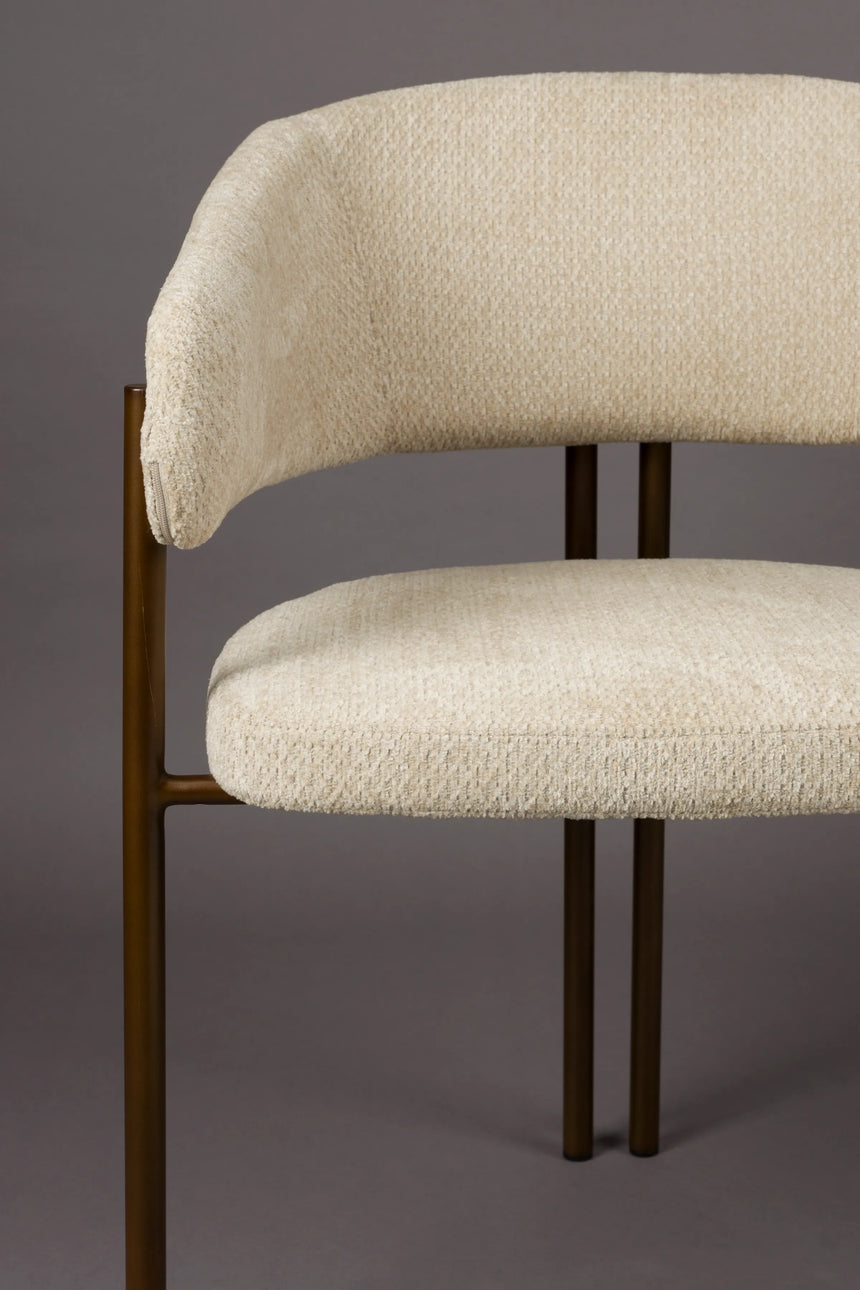 Naida Essstuhl Beige von Dutchbone – Produktbild 5