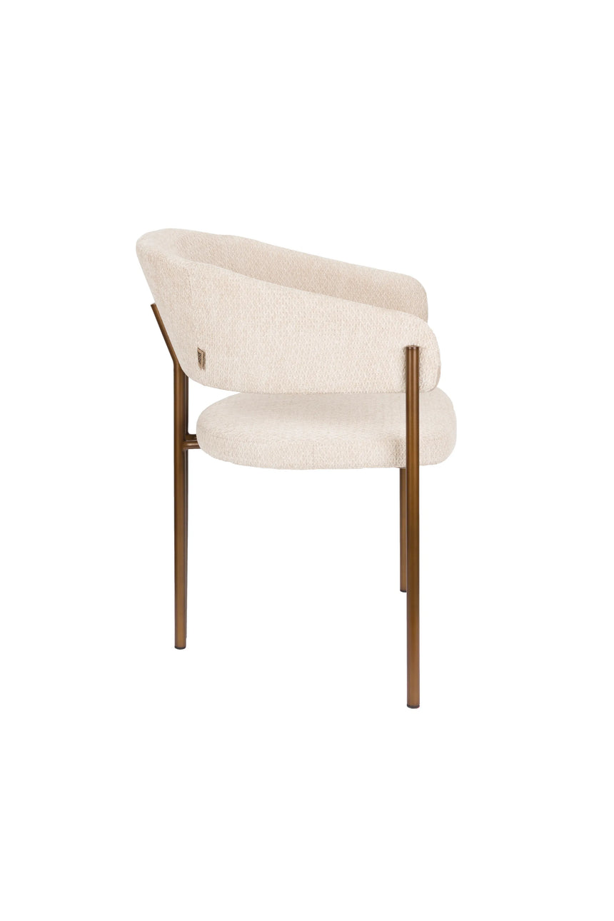 Naida Essstuhl Beige von Dutchbone – Produktbild 7