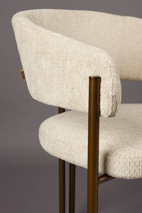 Naida Essstuhl Beige von Dutchbone – Produktbild 8