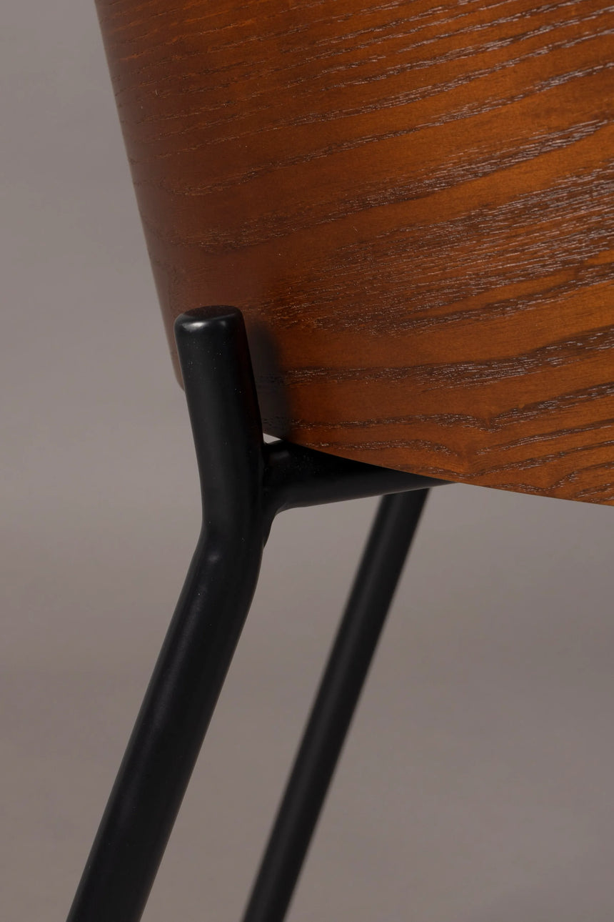 Rodin Stuhl Walnuss von Dutchbone – Produktbild 8