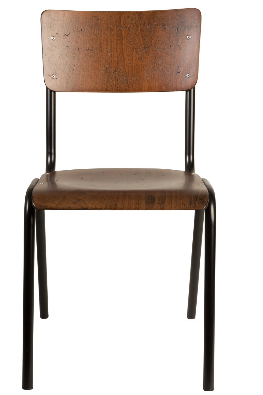 Scuola Essstuhl Braun von Dutchbone – Produktbild 2