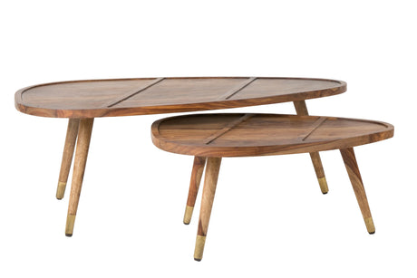 Sham Couchtisch Rosenholz (2er Set) von Dutchbone – Produktbild 9