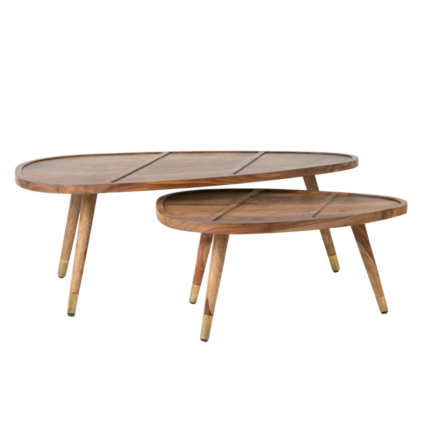 Sham Couchtisch Rosenholz (2er Set) - ZEN ZONE Furniture