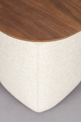 Shelly Beistelltisch Off-White 48x48x52 von Dutchbone – Produktbild 6