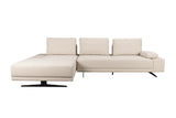 Shelly Sofa Chaiselongue Links Off-White 308x184x90 von Dutchbone – Produktbild 4