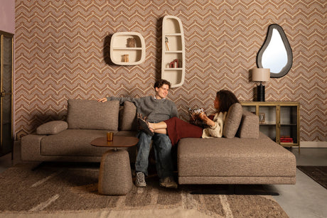 Shelly Sofa Chaiselongue Rechts Zimt 308x184x90 von Dutchbone – Produktbild 11