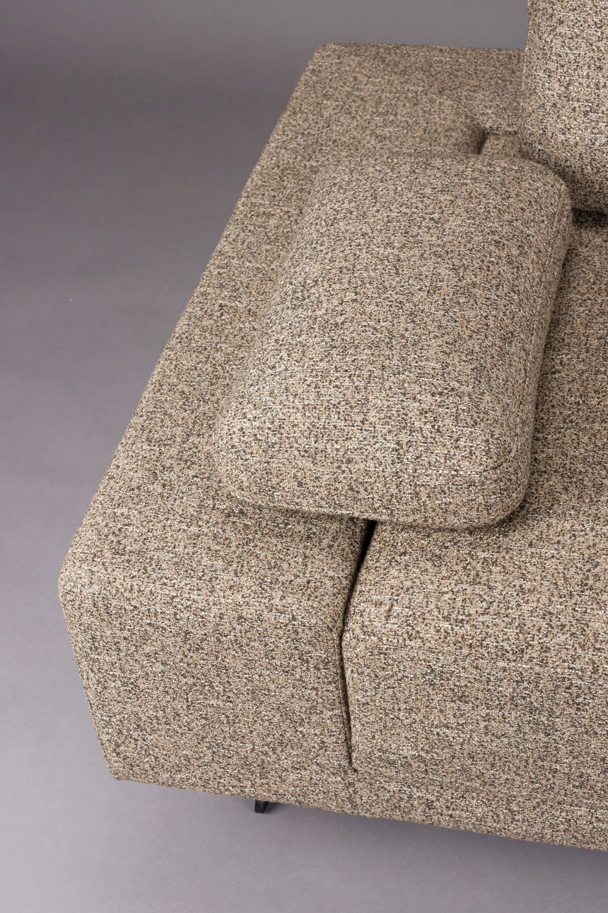 Shelly Sofa Chaiselongue Rechts Zimt 308x184x90 von Dutchbone – Produktbild 9